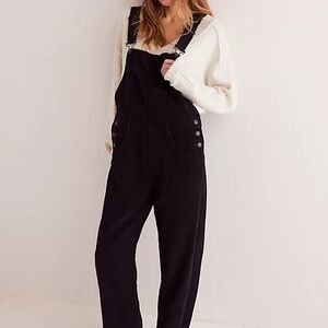 We The Free Black Corduroy Ziggy Overall - Size XS - NWOT